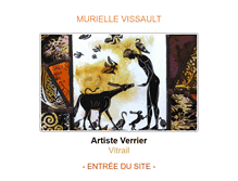 Tablet Screenshot of muriellevissault.com